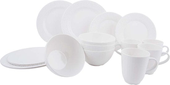 Gimex Royal Line Dinnerware - Ivoire - 16 pièces