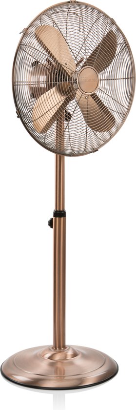 Tristar VE-5971 - Ventilateur trépied rétro - Ø 40 cm - Finition cuivre