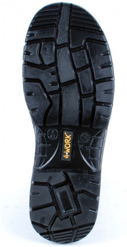 4WORK 4W12 Noir Chaussures de travail hautes S3