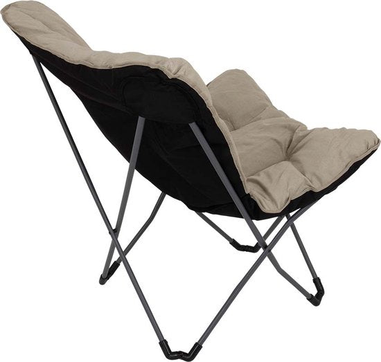 Bo-Camp - Urban Outdoor - Chaise papillon - Redbrigde - L - Polyester Oxford - Beige