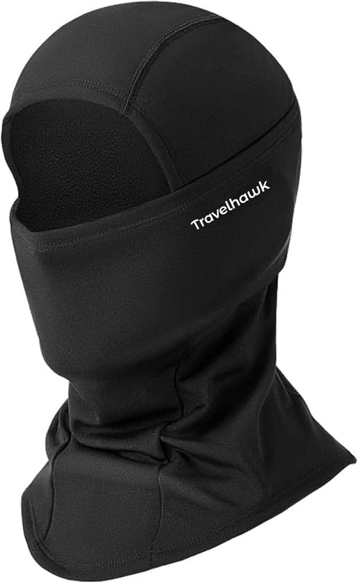 Travelhawk Balaclava - Bonnet pour casque - Cagoule pour moto/scooter - Noir