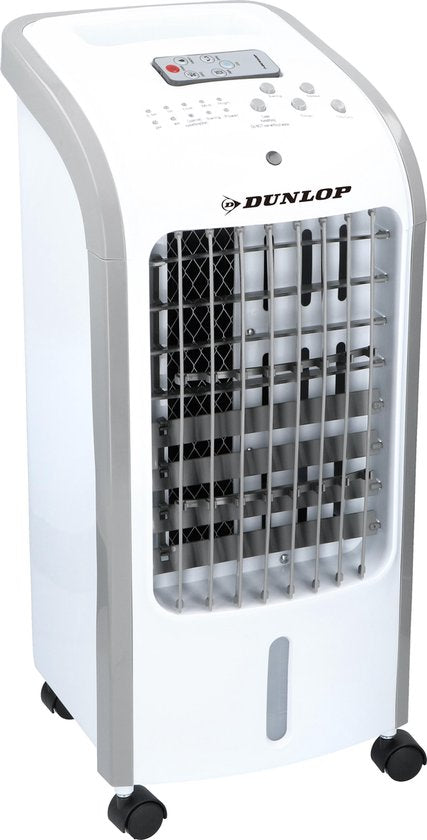 Dunlop Aircooler - 3-en-1: Refroidisseur d'air, Ventilateur, Humidificateur - Mobile - 4 Litres - 270m3/h