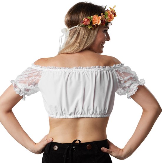 Déguisement blouse Lore S - Tectake -halloween - carnaval - blanc