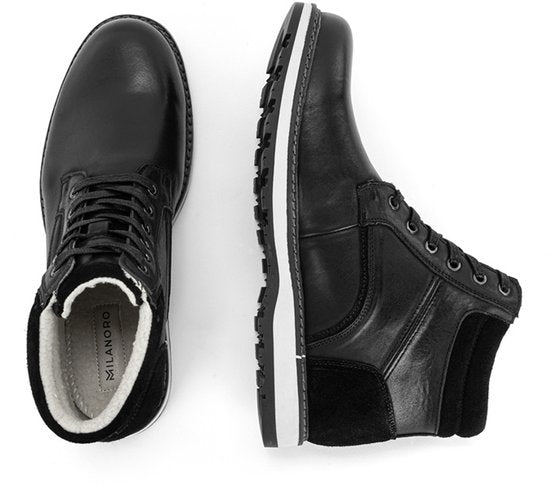 Milanoro - Elégantes baskets en cuir pour homme - Cognac - Taille 46