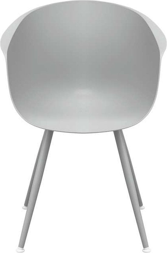 Feel Home - Siège baquet de luxe pour l'extérieur - Gris MOSS - Lot de 2 pièces