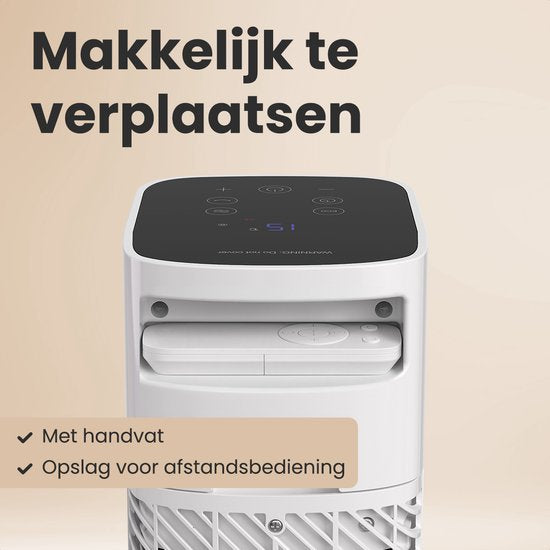 Auronic Réchaud électrique - Réchaud céramique - Réchaud tour - Chauffage 2200W - Blanc