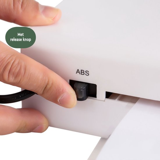 BRASQ Laminator A3 White - Machine à plastifier - Plastifieuse - jusqu'à 125 microns par feuille