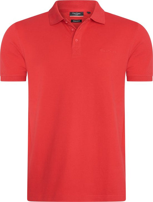 Pierre Cardin - Polo classique SS pour homme - Rouge - Taille XL