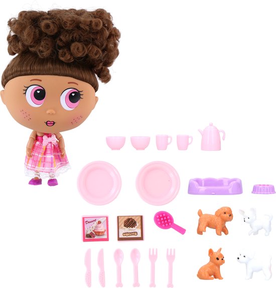 Eddy Toys Puppet Set - With Accessories - 20x11x19cm - Pet shop theme