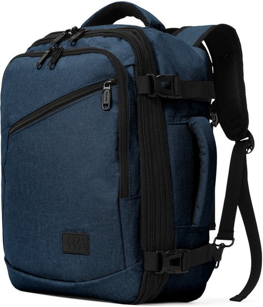 TRVLMORE Sac de voyage - Sac à dos 25L - Bagage à main - Anti-éclaboussures - Sac à dos - Sac de week-end - Mesdames et Messieurs - Bleu