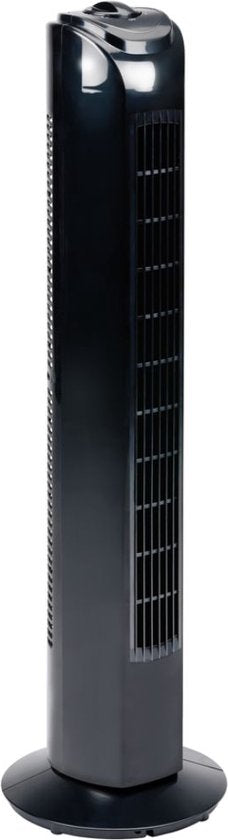 Lifetime Air Tower Fan - Ventilateur à 3 vitesses - Ventilateur rotatif sur pied - Ventilateur de sol 54dB - Parfait pour la chambre et le bureau - Câble secteur 1.5M - 81 x 67 cm - Noir