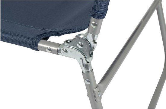 Bo-Camp - Chaise longue - 5 pieds - Bleu