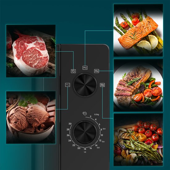 Hisense H20MOBP1HI Noir Four à micro-ondes Solo Comptoir 20 l 700 W