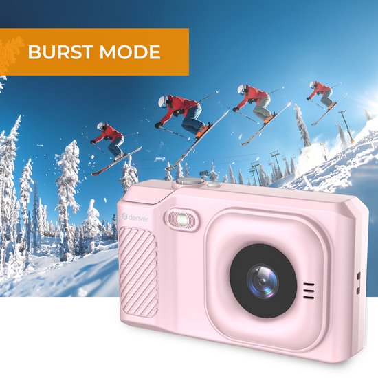 Denver Caméra numérique Full HD - 48MP - Caméra Vlog - Photo et vidéo - Caméra - DCA4818P