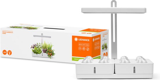 LEDVANCE Luminaire : pour toutes les surfaces, Indoor Garden KIT 45- WT / 2- W, 22-...24- V, angle de rayonnement : 11-, Neutral White, 355- K, matériau du corps : plastique/acier inoxydable, IP2-