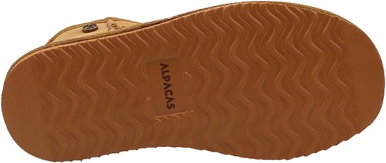 Alpacas Footwear - Ladies - Bottes courtes en daim véritable avec couture froide - Doublées de 100% de laine d'agneau douce - Chestnut - 36