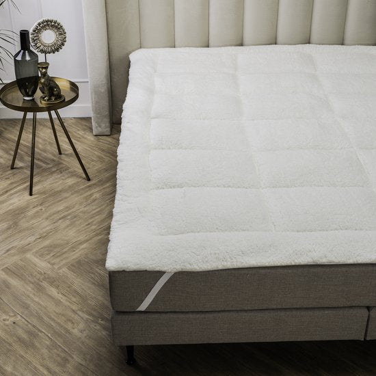 Matelas Sherpa Swiss Nights - 140x200 - Blanc