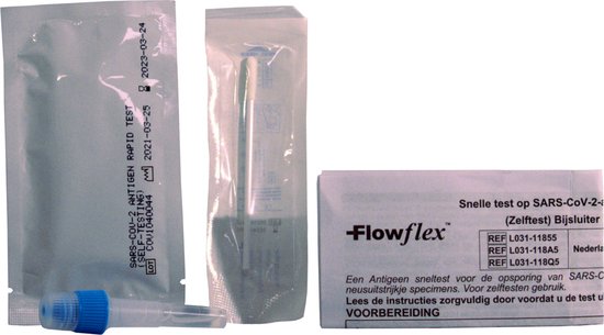 Acon FlowFlex Rapid Test - 1 pièce - Autotest de l'antigène Covid-19