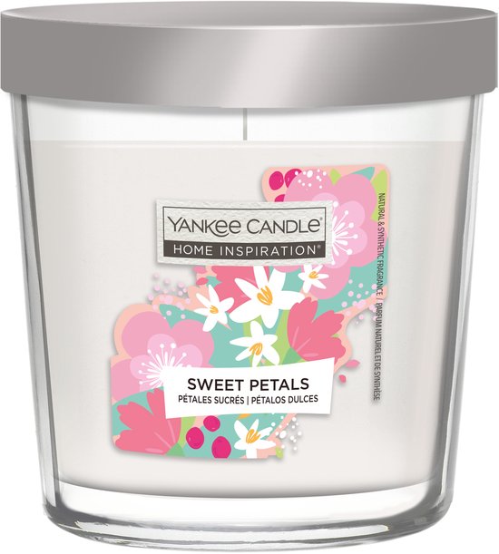 Yankee Candle Home Inspiration Value - Gobelet Sweet Petals - 40 brûleurs