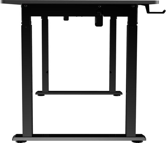 Bureau assis-debout électrique réglable en hauteur - bureau de jeu - gaming desk - table d'ordinateur - table de jeu - poste de travail ergonomique - capacité de charge 130 kg - 160 x 75 cm