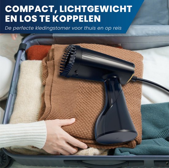 HomeShift Défroisseur à vêtements - Défroisseur - Défroisseur à main - Pour vêtements et meubles - 380ML - Noir