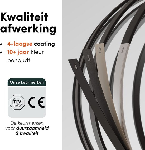 Plafonnier Nolt - Plafonnier E27 Lampe - Industriel - ⌀ 25cm - Noir