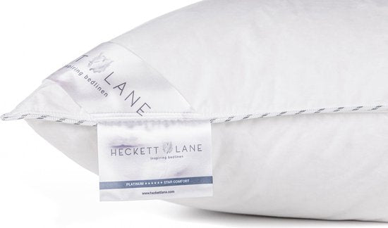 Heckettlane Pillow - Oreiller de sommeil avec garniture synthétique - Oreiller antiallergique - 40x80 cm - Pour les dormeurs sur le dos, sur le côté et sur le ventre - 1 pièce