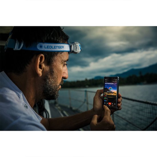Ledlenser MH11 - Lampe frontale - Rechargeable - 1000 lumens - Focalisable - App control - Gris
