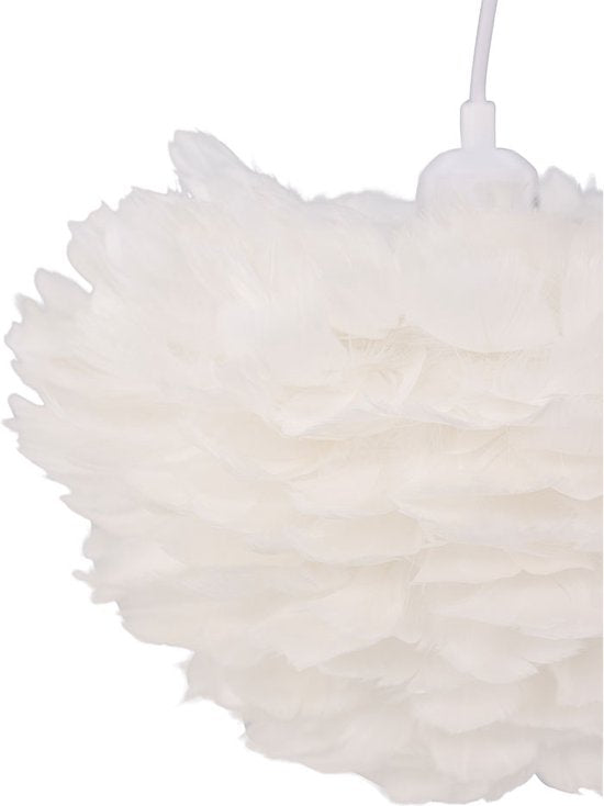 Lampe suspendue Nicola 35x35x20cm blanc