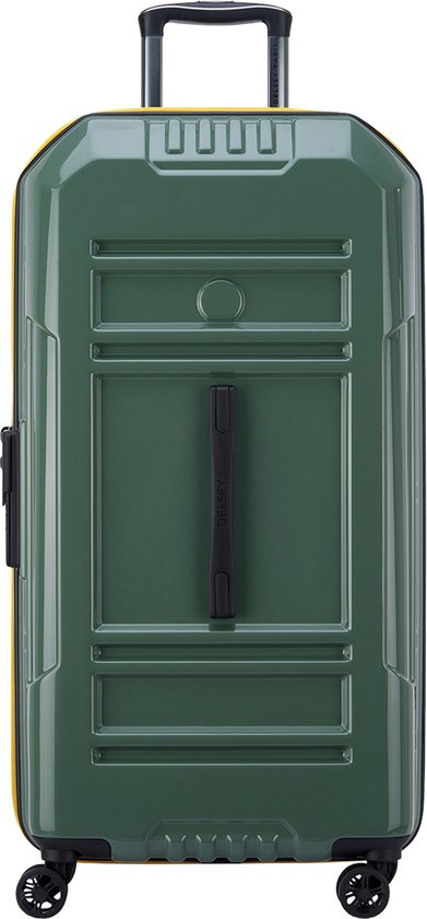 DELSEY PARIS Rempart Expandable 4 Double Rollers Trolley 80 Army Green Dark Green 79cm