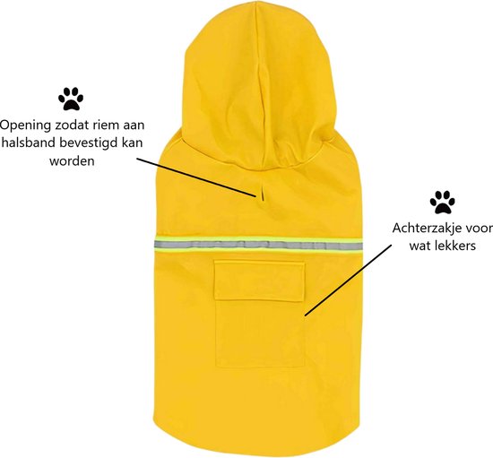 Dutchwide - Manteau pour chien - Imperméable pour chien - Bleu - Taille S