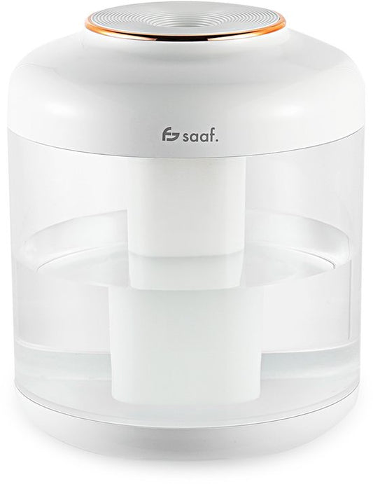 Humidificateur - 1.5L - Humidificateur - Sans fil et rechargeable - Diffuseurs d'arômes - Silencieux - Blanc - de Saaf