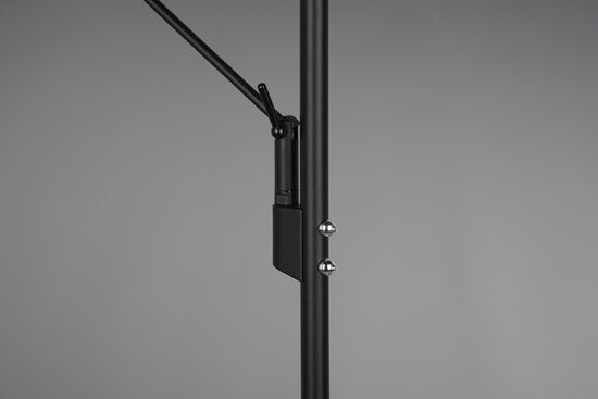 Trio leuchten Brantford - Lampadaire LED - 36,5W - Couleur réglable - Dimmable - Rond - Noir - Aluminium