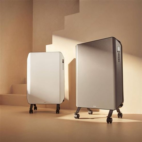 Duux Edge DXOH11 Oil - Radiateur à huile intelligent avec thermostat - Radiateur à huile 1500W - gris