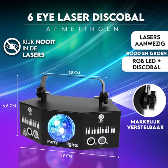 MSP Pulse FX 7 - lampe disco - boule disco - laser - boule disco - LED - DMX - party lighting