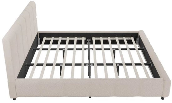 Lit capitonné Florence - 180x200cm - Beige