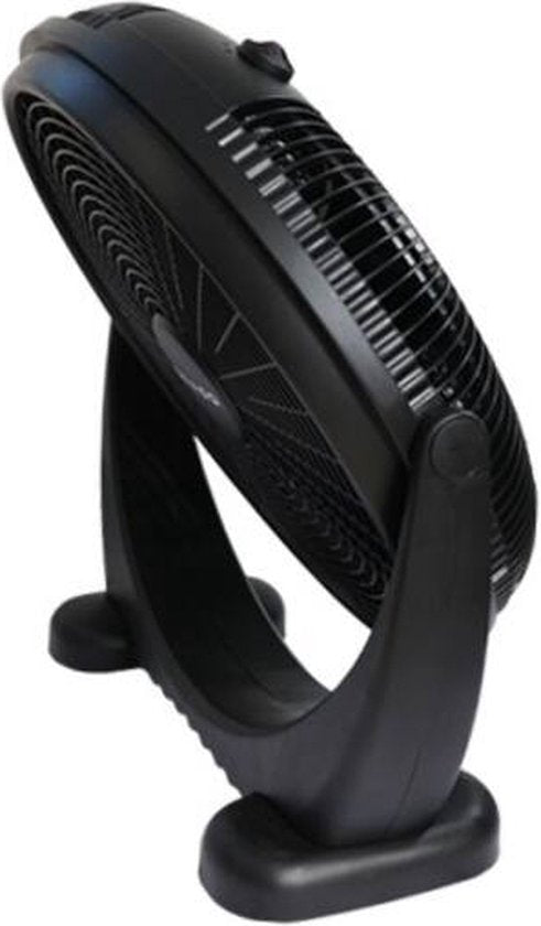 BRASQ Ventilateur de sol - 50 cm - Noir - 3 vitesses - Ventilateur sur pied - Réglable - 90 Watts