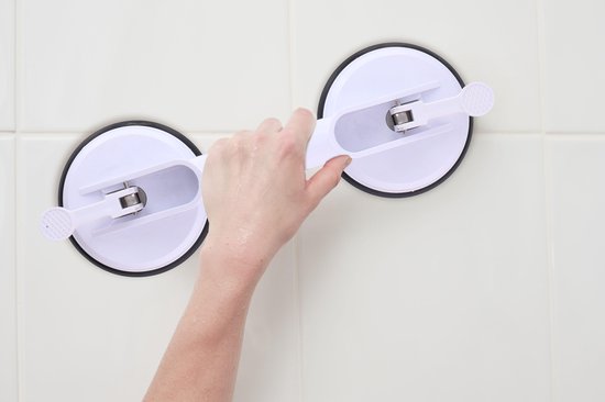 Vivamore Poignée d'Équilibre - Avec Ventouses - Pour Personnes Âgées et Handicapées - 33cm