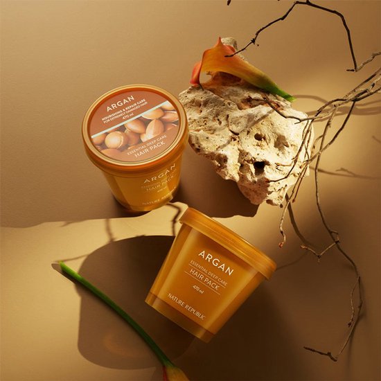 Masque capillaire hydratant et réparateur à base d'argan