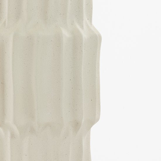 Light & Living Vase Longa en céramique, 36cm - Crème