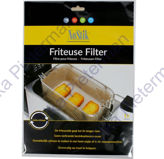Nostik Filtre de friteuse pour panier de cuisson 25x34cm