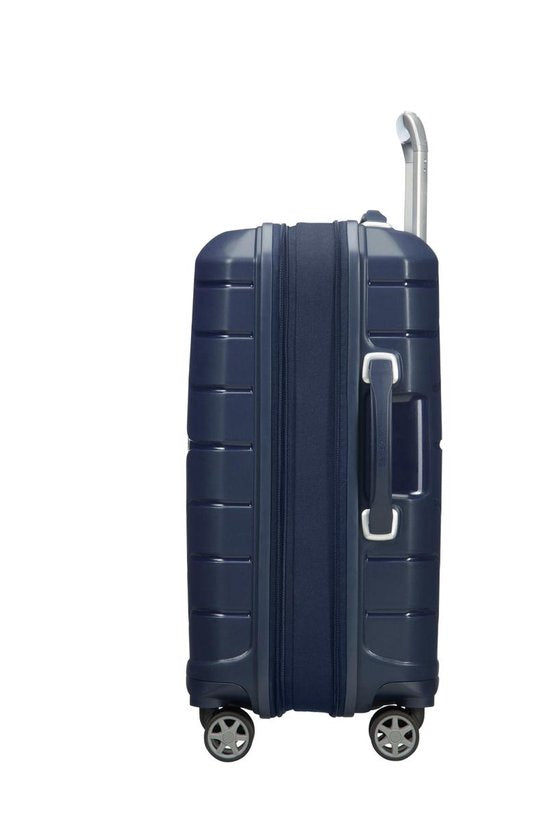 Valise cabine - Samsonite Flux - avec Extension - Polypropylène - Bleu Marine