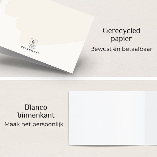 Systemyze 42x Cartes de remerciement avec enveloppe - Cartes de remerciement - Cartes de vœux - Format A6