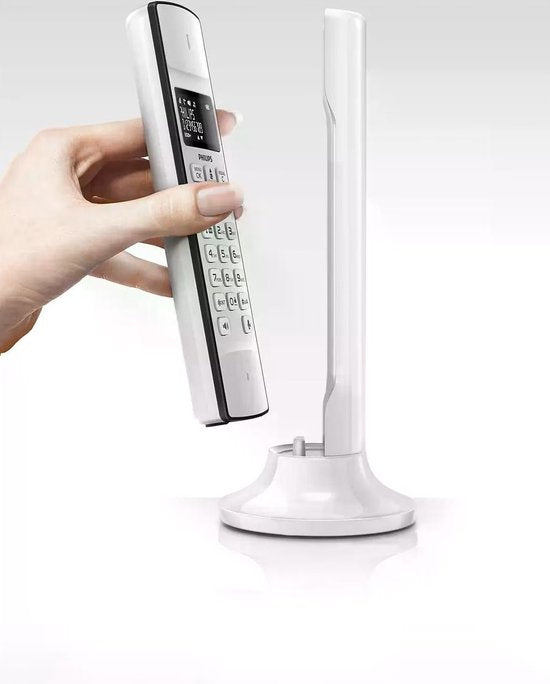 Téléphone domestique Philips Linea M4501W/01 - Téléphone DECT - 1 combiné - Blanc