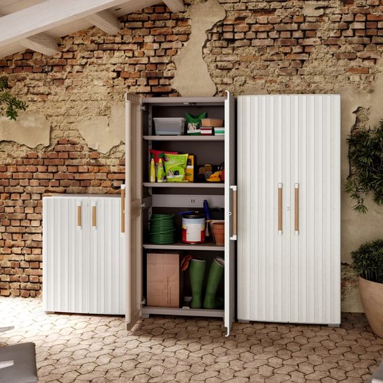Keter - Meuble de rangement - Groove - bas - beige - fr - couleur sable