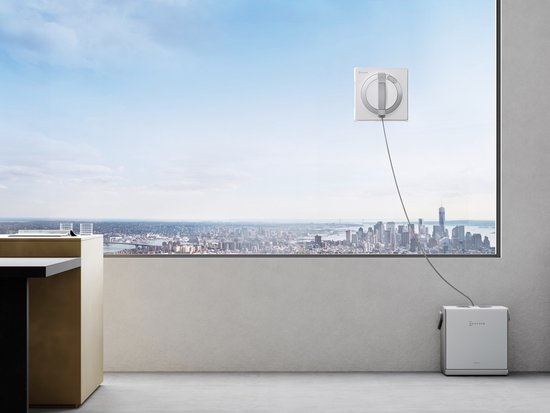 ECOVACS - WINBOT W2 Pro Omni EU - Robot nettoyeur automatique de vitres - Robot laveur de vitres - Technologie de nettoyage intelligent - fenêtres, portes de douche - Nettoyeur de vitres