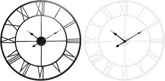 Horloge murale DKD Home Decor Metal (2 pièces) (40 x 3 cm)