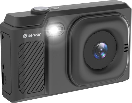 Denver Caméra numérique Full HD - 48MP - Caméra Vlog - Photo et vidéo - Caméra - DCA4818B