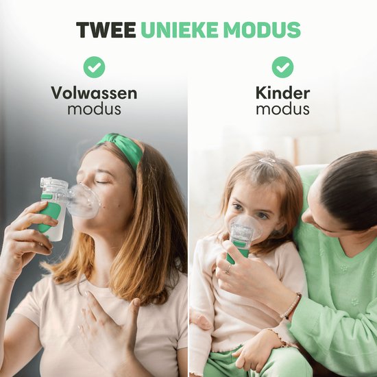 Vulpes Goods® HealthCare - Dispositif d'aérosol - Nébuliseur ultrasonique - Nébuliseur - Dispositif d'inhalation pour les enfants, les adultes et les bébés - Aide à lutter contre les maladies respiratoires - 3 buses et sac de voyage de luxe inclus