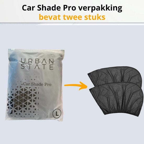Urban State - Pare-soleil voiture bébé - Urban State Sunshade Pro - Taille L - Pare-soleil pour vitre latérale - Protection UV enfant - Universel